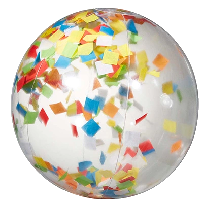 MISC0896 - Confetti Filled Beach Ball